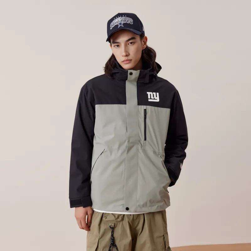 NFL Waterproof And Windproof Windbreaker Jacket Unisex Grass Green Black And Green-2