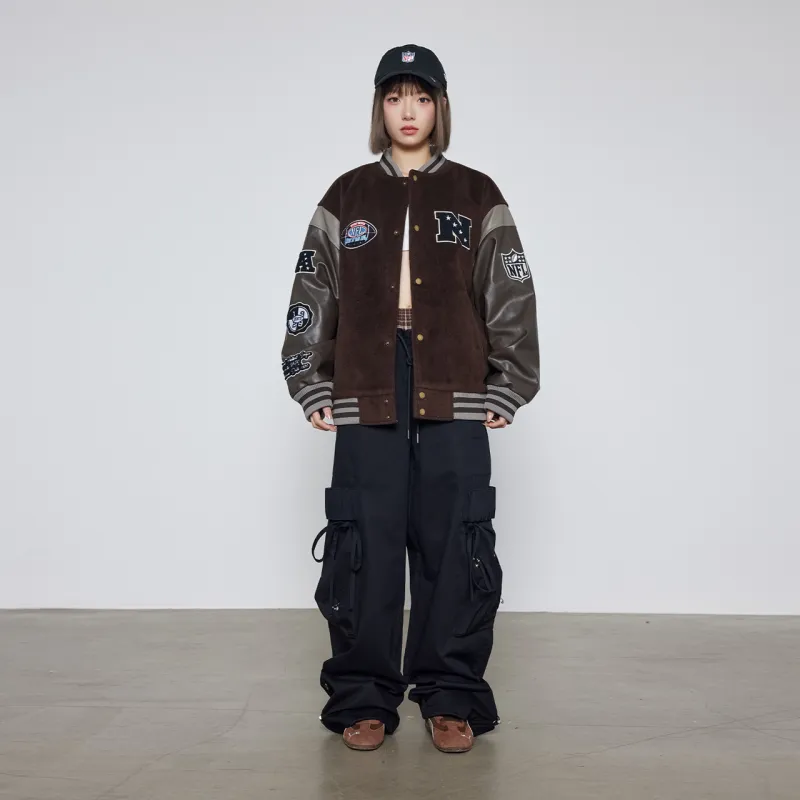 NFL Puffer Jacket Unisex Dark Coffee-4