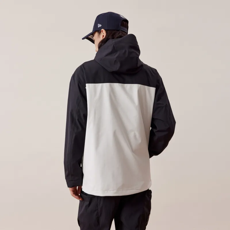 NFL Waterproof And Windproof Windbreaker Jacket Unisex White Black And White-3