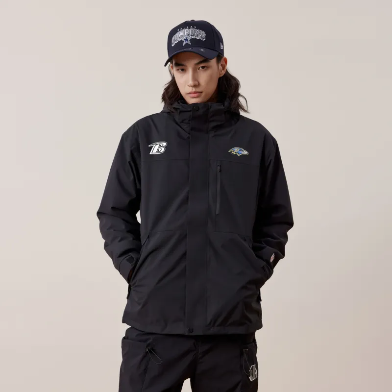 NFL Windbreaker Jacket Unisex Black-5