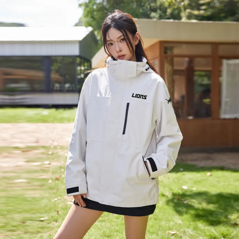 NFL Waterproof And Windproof Windbreaker Jacket Unisex White-1