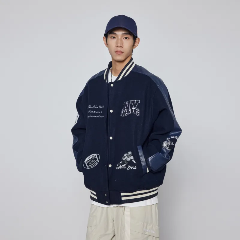 NFL Puffer Jacket Unisex Dark Blue-5