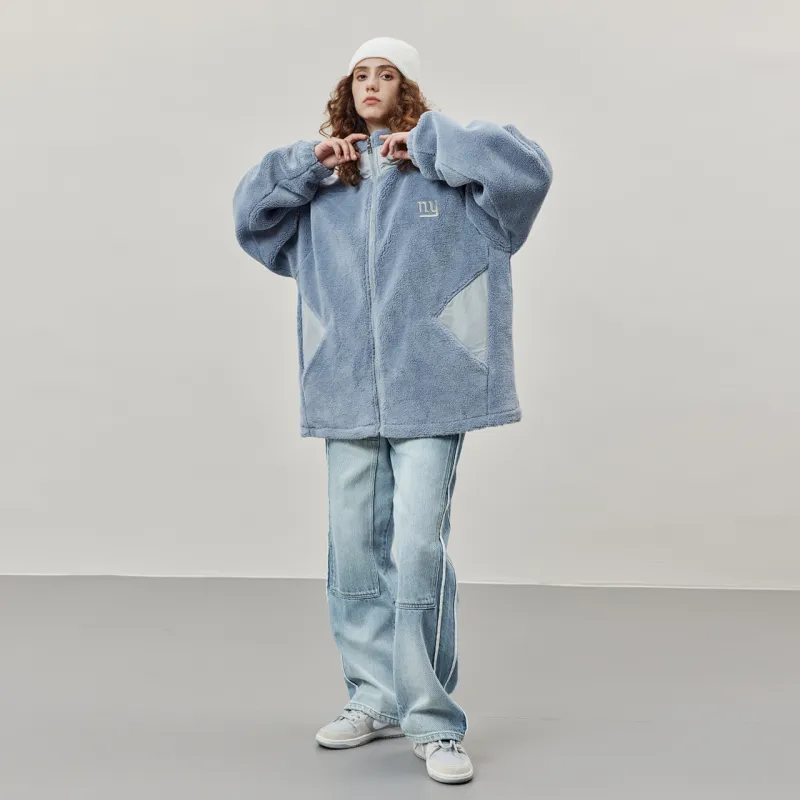 NFL Puffer Jacket Unisex Blue Gray-7
