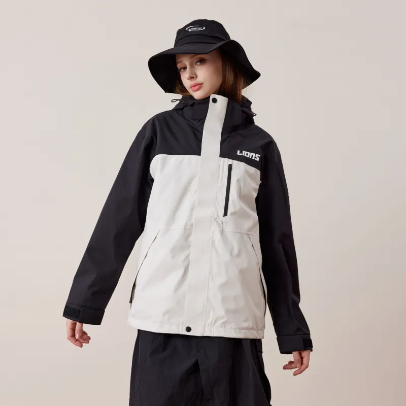 NFL Waterproof And Windproof Windbreaker Jacket Unisex White Black And White-2
