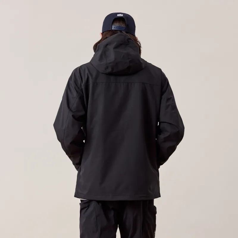 NFL Waterproof And Windproof Windbreaker Jacket Unisex Black-3