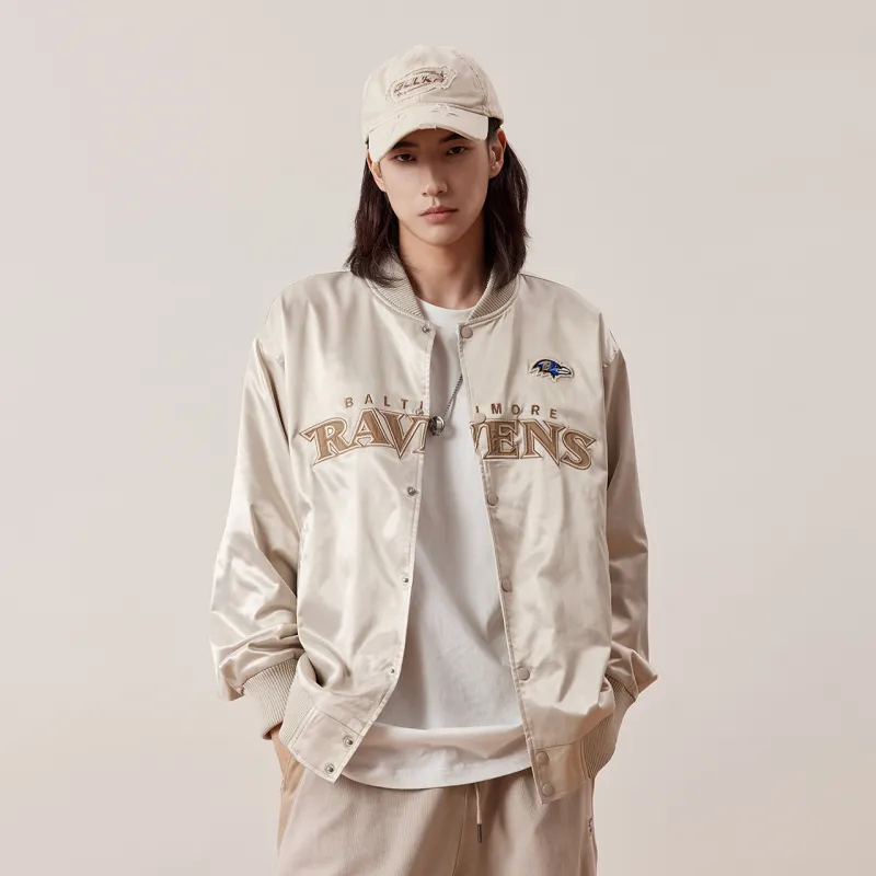 NFL Baseball Jacket Unisex Light Apricot-5