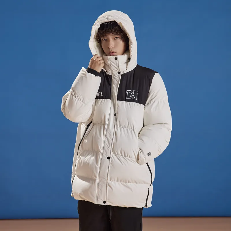 NFL Puffer Jackets Unisex Ecru-6