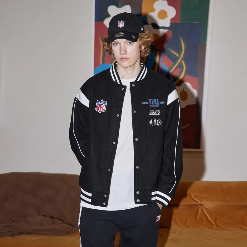 NFL Baseball Jacket Unisex Black-5