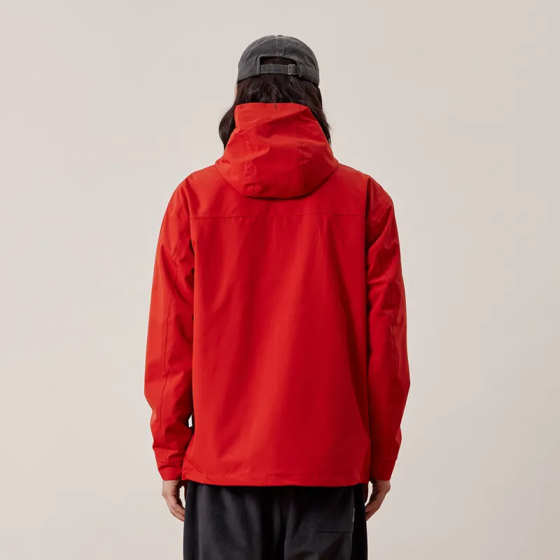 NFL Waterproof And Windproof Windbreaker Jacket Unisex Orange Red-2