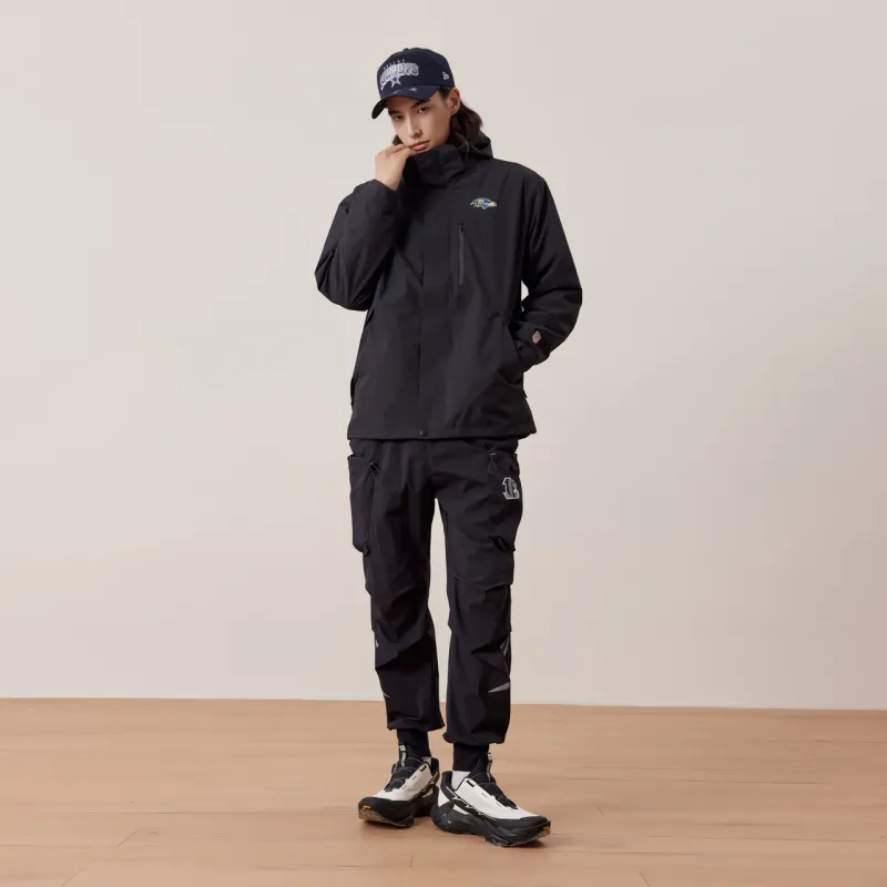 NFL Windbreaker Jacket Unisex Black-6