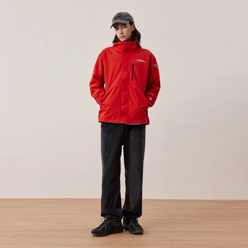 NFL Waterproof And Windproof Windbreaker Jacket Unisex Orange-6