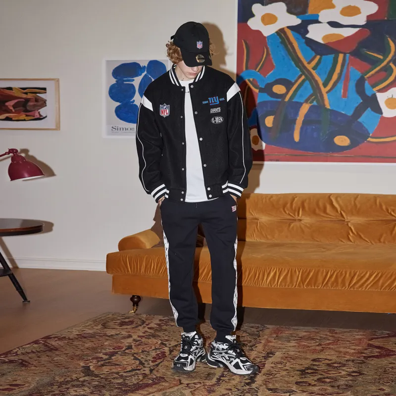 NFL Baseball Jacket Unisex Black-7