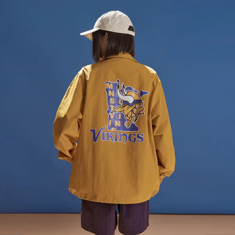 NFL Jackets Coats Unisex Earth Yellow-2