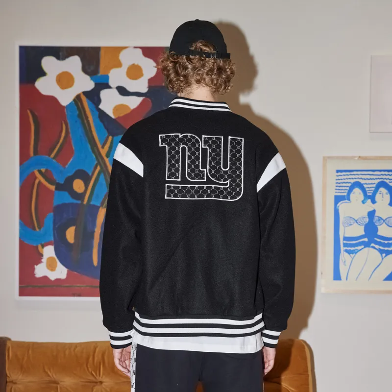 NFL Baseball Jacket Unisex Black-3