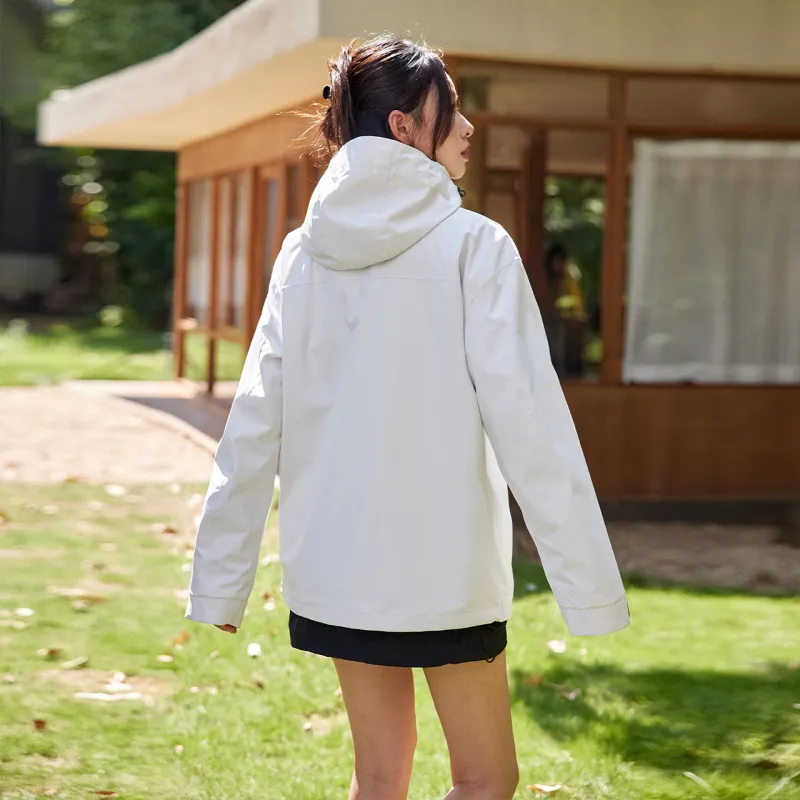 NFL Waterproof And Windproof Windbreaker Jacket Unisex White-2