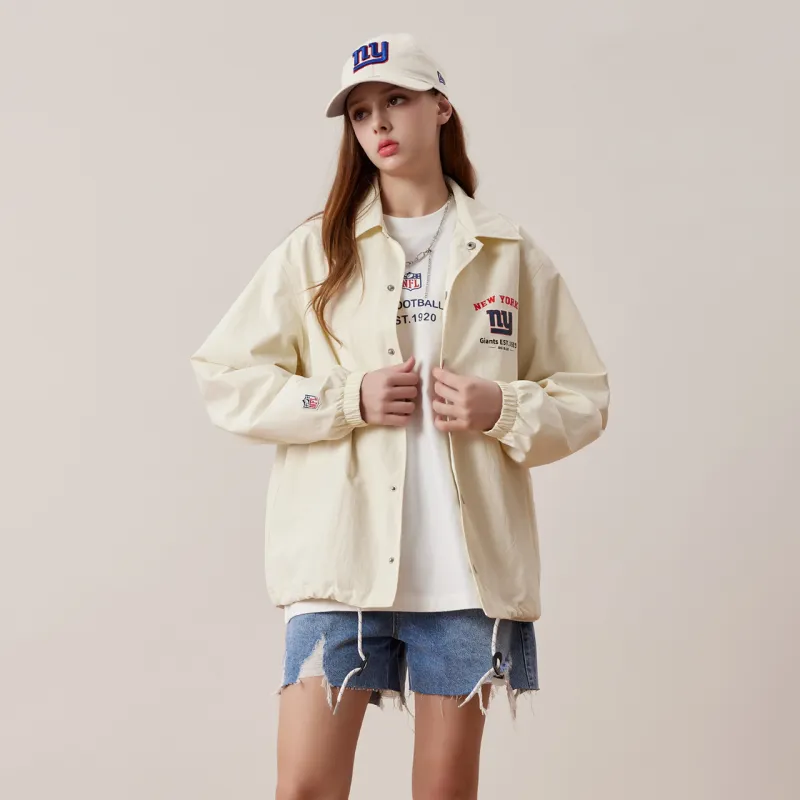 NFL Jackets Coats Unisex Custard-2