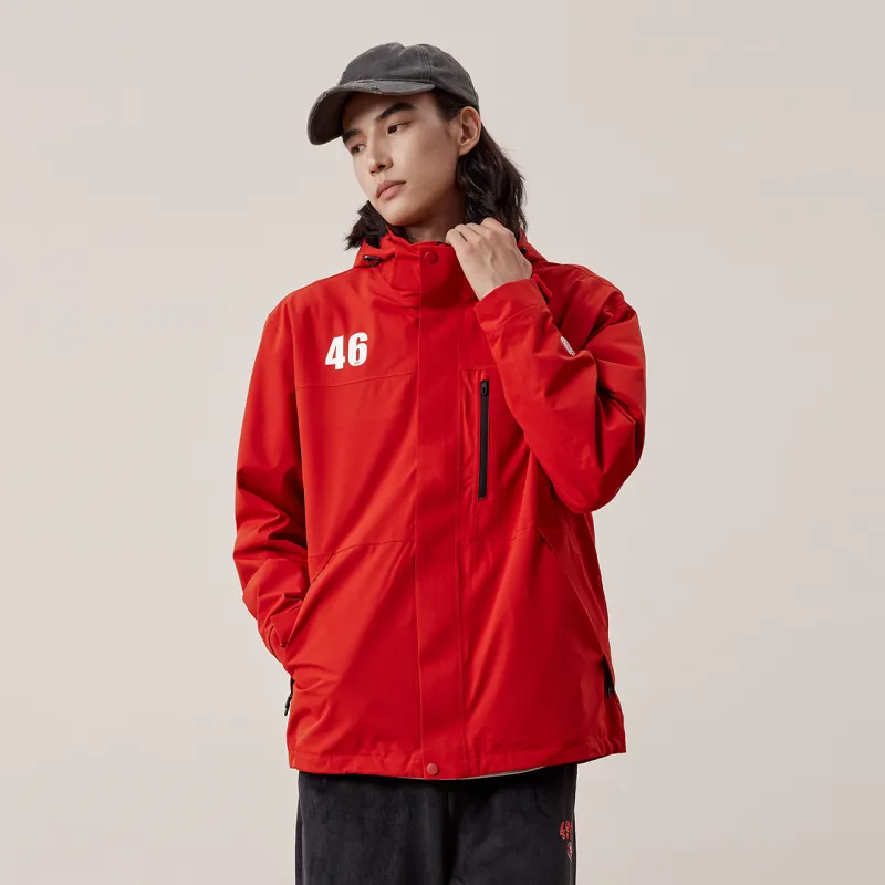 NFL Waterproof And Windproof Windbreaker Jacket Unisex Orange-4