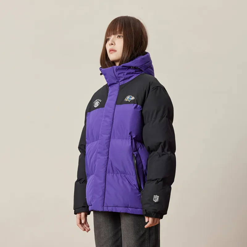 NFL Puffer Jacket Unisex Purple-6