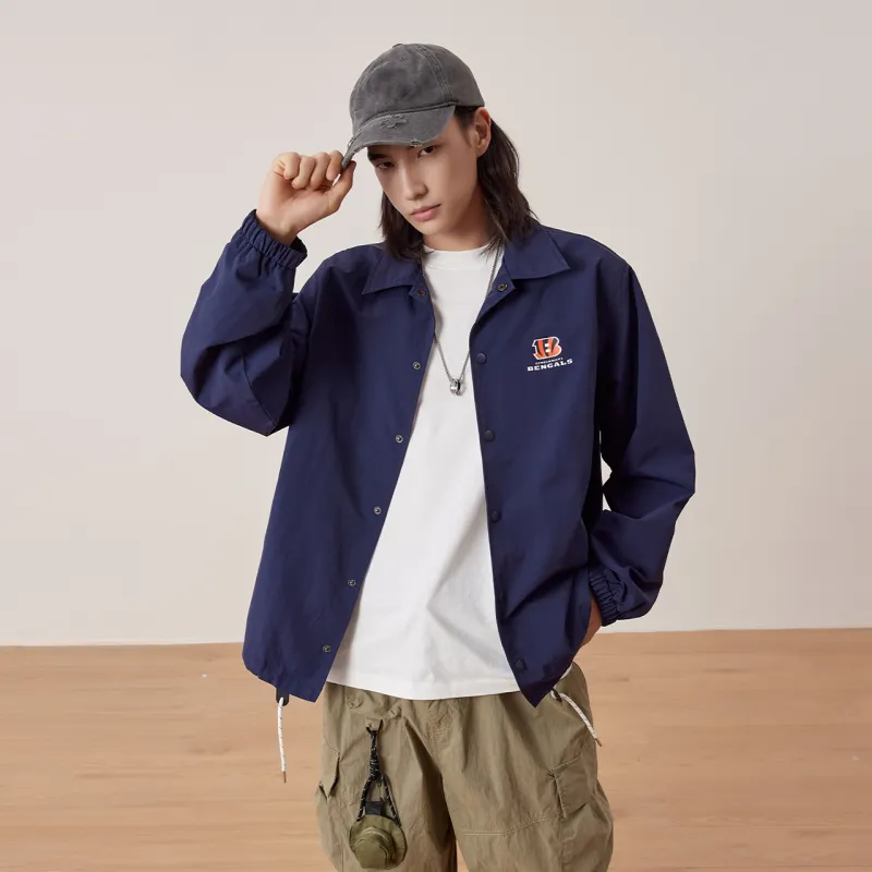NFL Jackets Coats Unisex Dark Blue-2