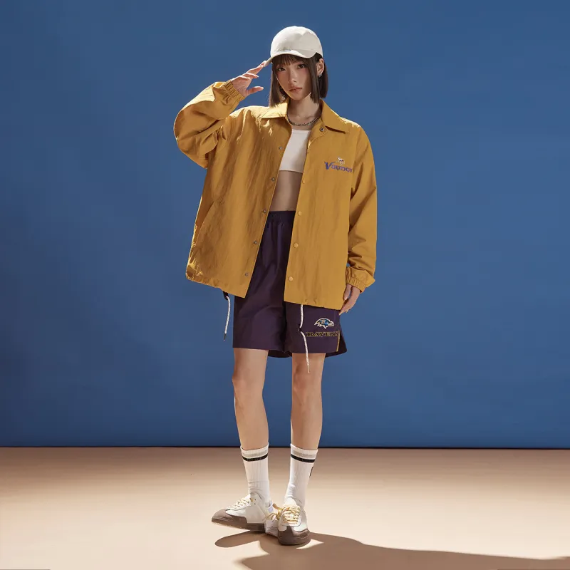 NFL Jackets Coats Unisex Earth Yellow-3