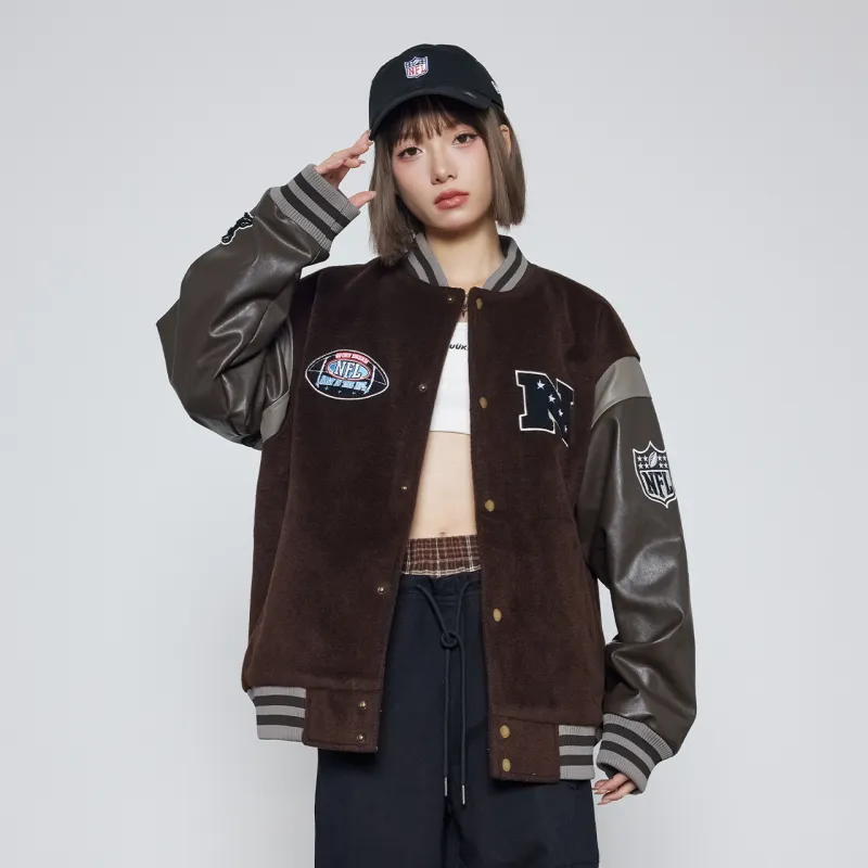 NFL Puffer Jacket Unisex Dark Coffee-2