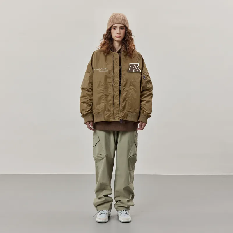 NFL Puffer Jackets Unisex Brown-4
