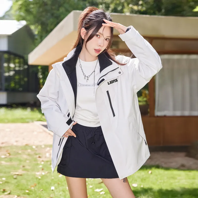 NFL Waterproof And Windproof Windbreaker Jacket Unisex White-4