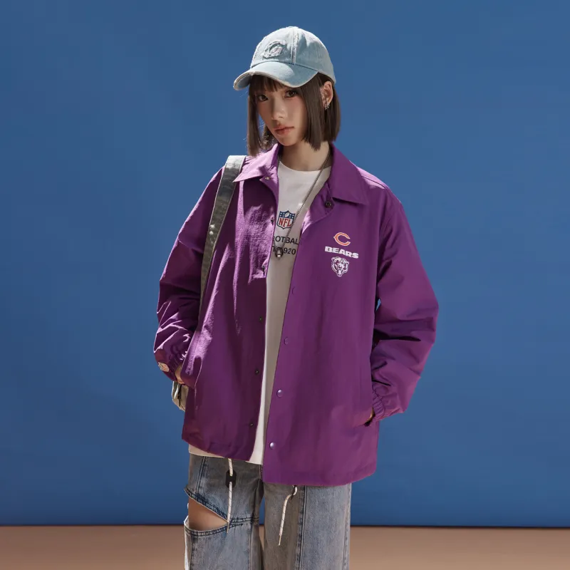 NFL Jackets Coats Unisex Purple-6