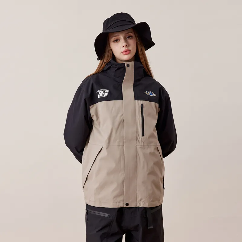 NFL Windbreaker Jacket Unisex Khaki-6