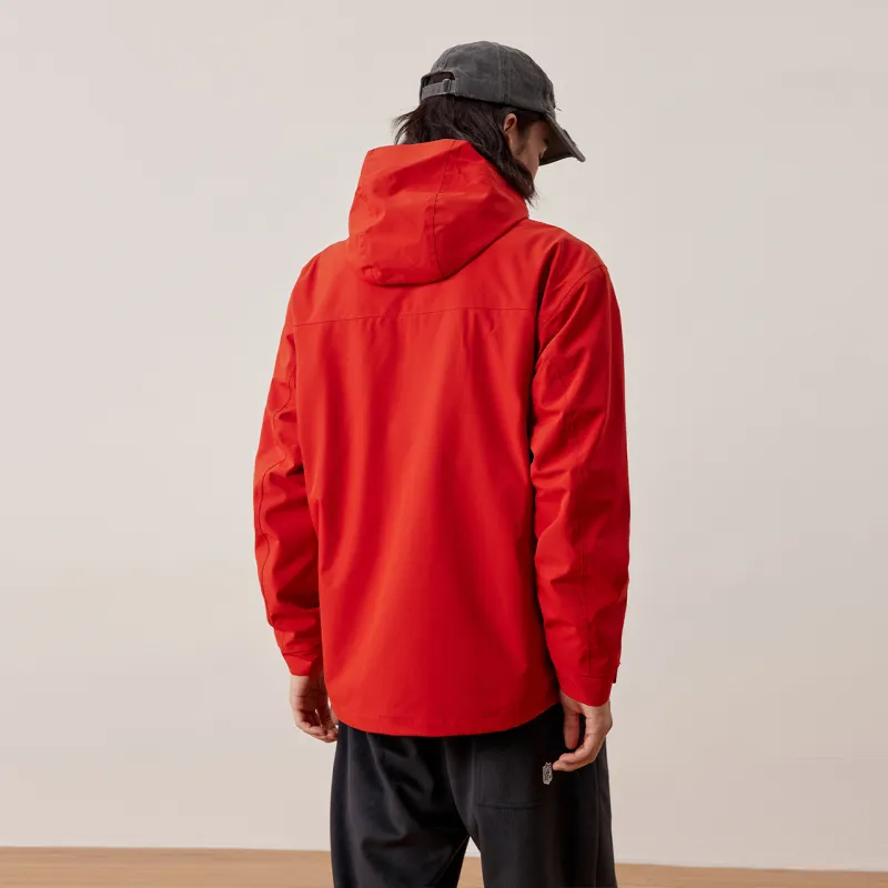NFL Waterproof And Windproof Windbreaker Jacket Unisex Orange-2