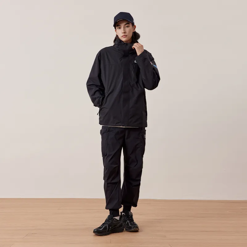 NFL Waterproof And Windproof Windbreaker Jacket Unisex Black-4