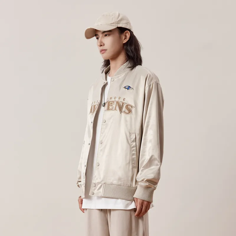 NFL Baseball Jacket Unisex Light Apricot-6