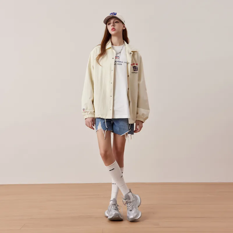 NFL Jackets Coats Unisex Custard-7