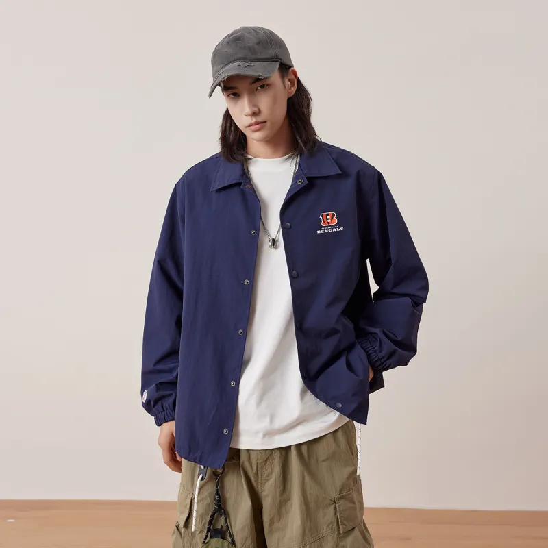 NFL Jackets Coats Unisex Dark Blue-5