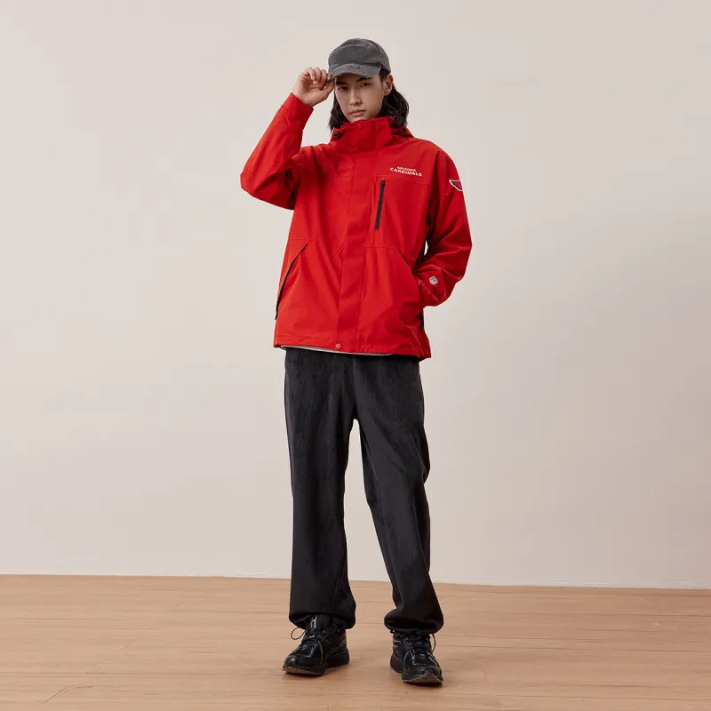 NFL Waterproof And Windproof Windbreaker Jacket Unisex Black-18