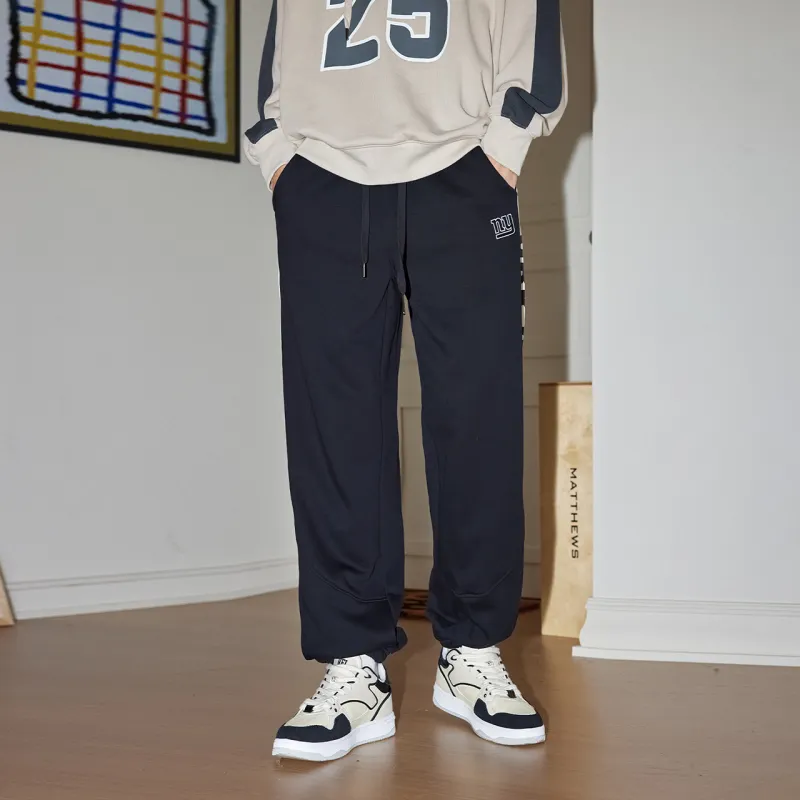 NFL Knitted Sports Pants Unisex Black-4