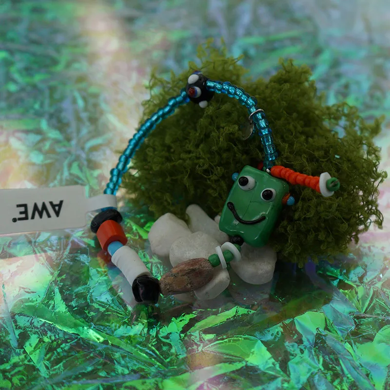 AWE Seed Beads Pearl Dopamine Dressing Stylish Cartoon Beaded Bracelet With Gift Unisex-13