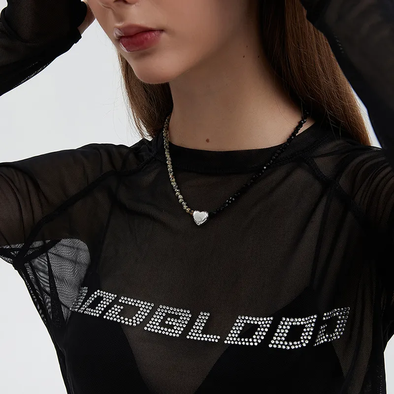 AWE Titanium Steel Fall And Winter Matching Advanced Lightweight Luxe Niche Collarbone Chain Women's-1