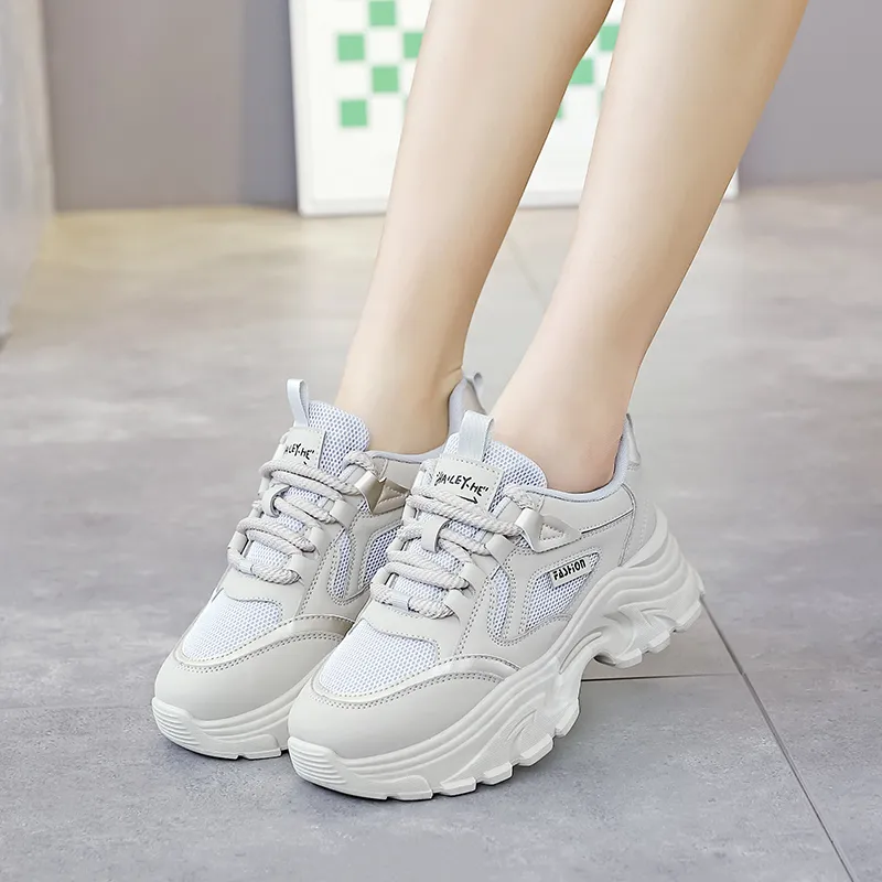 JOHLIN DREAM Breathable Low-Top Chunky Sneakers Women's-5