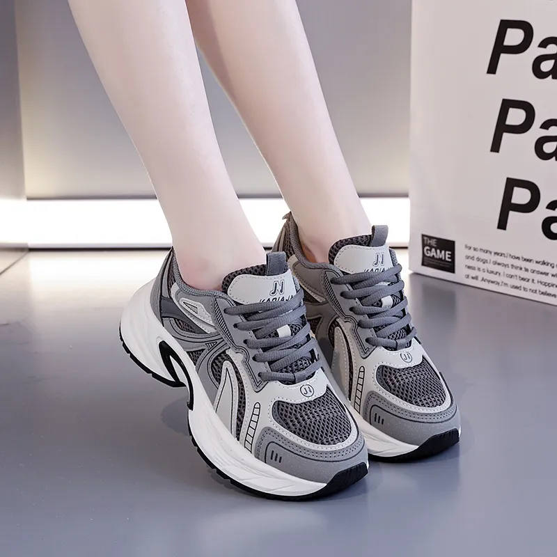 JOHLIN DREAM Breathable Low Top Chunky Sneakers Women's-3