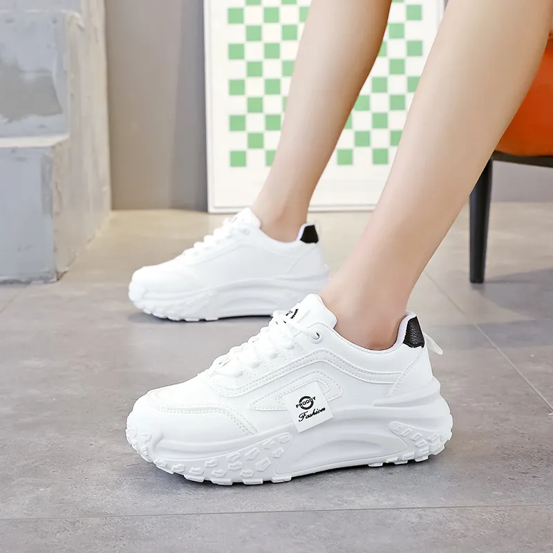 JOHLIN DREAM Wear-Resistant Height Increasing Low-Top Chunky Sneakers Women's-9