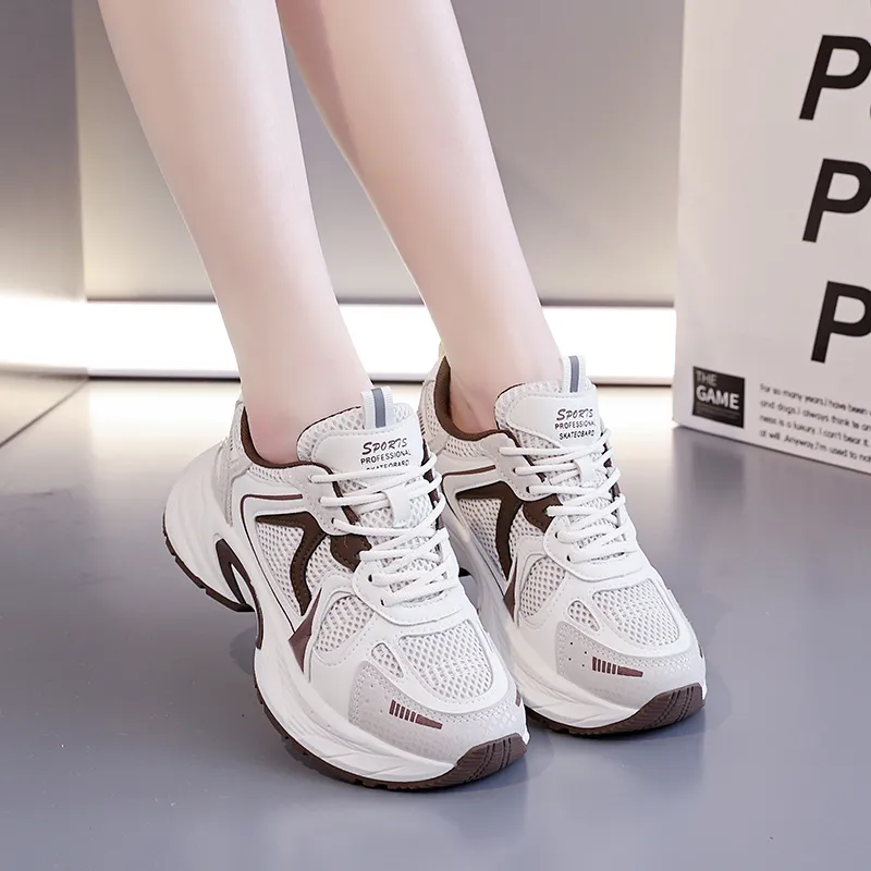 JOHLIN DREAM Breathable Low Top Chunky Sneakers Women's-10