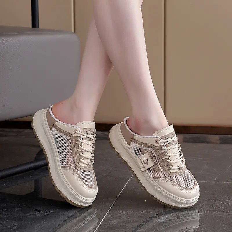 JOHLIN DREAM Slip Resistant Wrap toe Slippers Women's-6