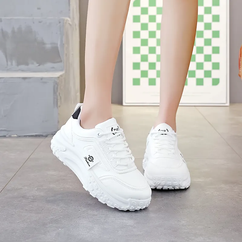 JOHLIN DREAM Wear-Resistant Height Increasing Low-Top Chunky Sneakers Women's-11