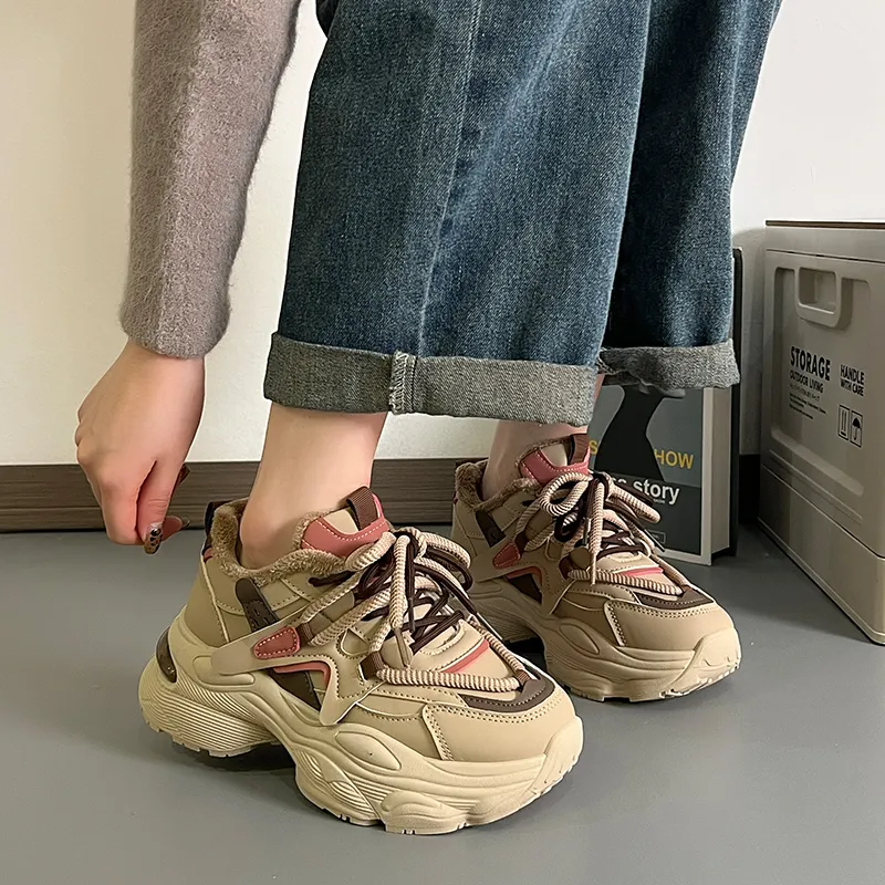JOHLIN DREAM Low Top Chunky Sneakers Women's-5