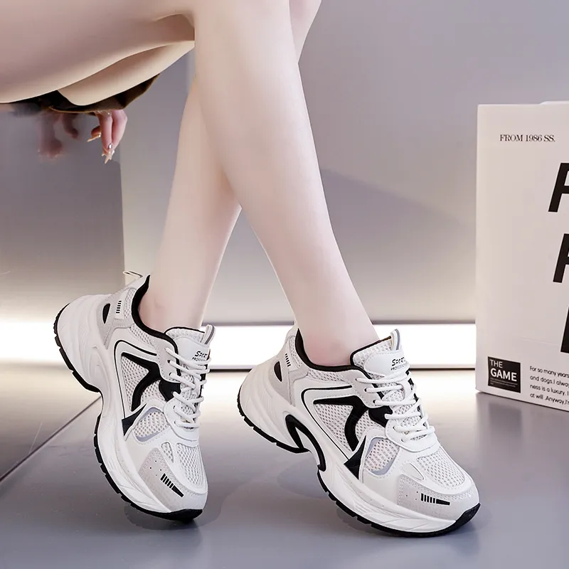 JOHLIN DREAM Breathable Low Top Chunky Sneakers Women's-3