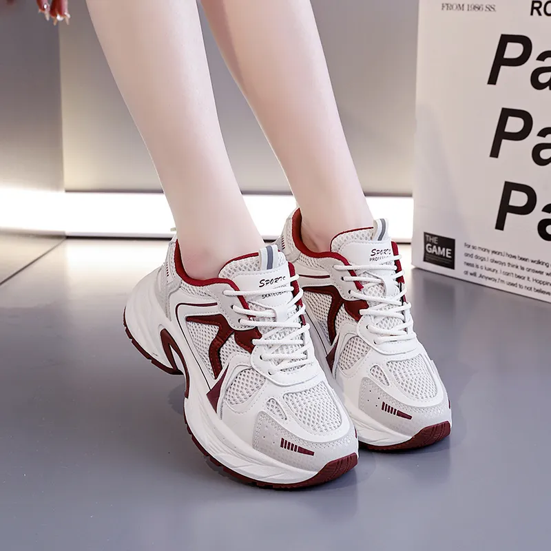 JOHLIN DREAM Breathable Low Top Chunky Sneakers Women's-6