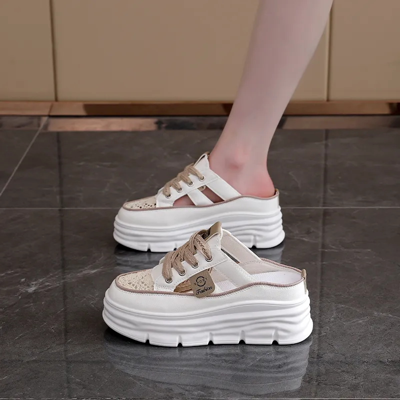 JOHLIN DREAM Slip Resistant Wrap toe Slippers Women's-5