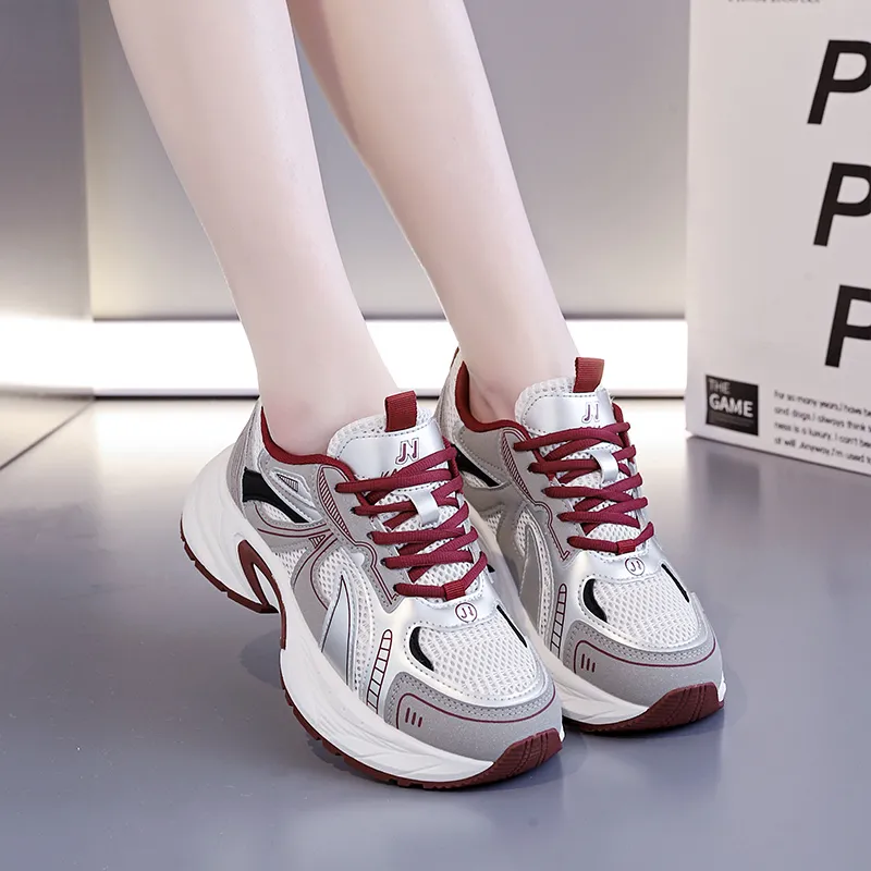 JOHLIN DREAM Breathable Low Top Chunky Sneakers Women's-6