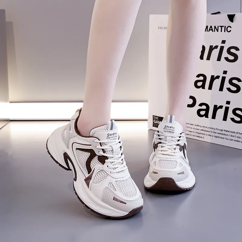 JOHLIN DREAM Breathable Low Top Chunky Sneakers Women's-11